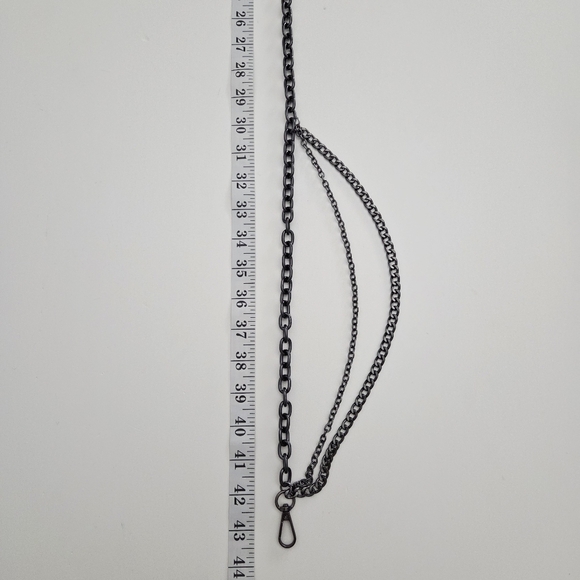 Deep Gray Chain Belt - Picture 6 of 6